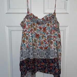 Floral Print Women's Top